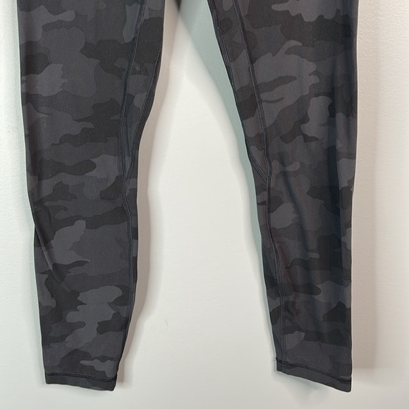 Lululemon Align Pant Leggings 25" Heritage 365 Camo Deep Coal Multi Yoga Size 6 - Picture 4 of 9